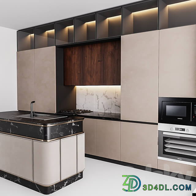 kitchen luxory Kitchen 3D Models