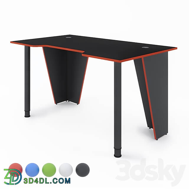 Gaming computer table XGAMER BASIC XG12 BR 3D Models