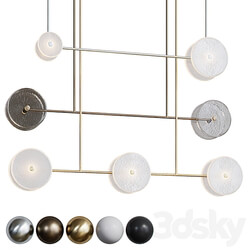 Set of pendant lights CORAL LINEAR from Soktas Pendant light 3D Models 