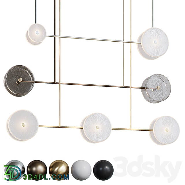 Set of pendant lights CORAL LINEAR from Soktas Pendant light 3D Models