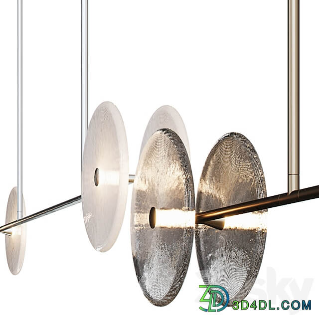 Set of pendant lights CORAL LINEAR from Soktas Pendant light 3D Models