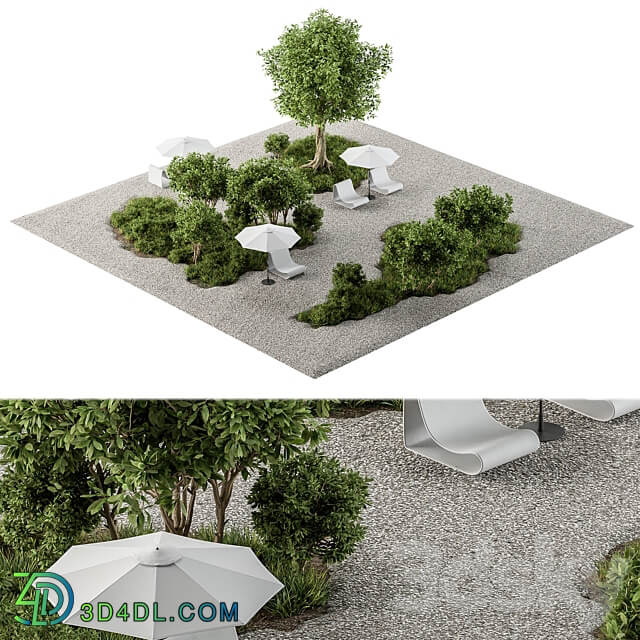 Urban and Environment Element Set 50 Urban environment 3D Models