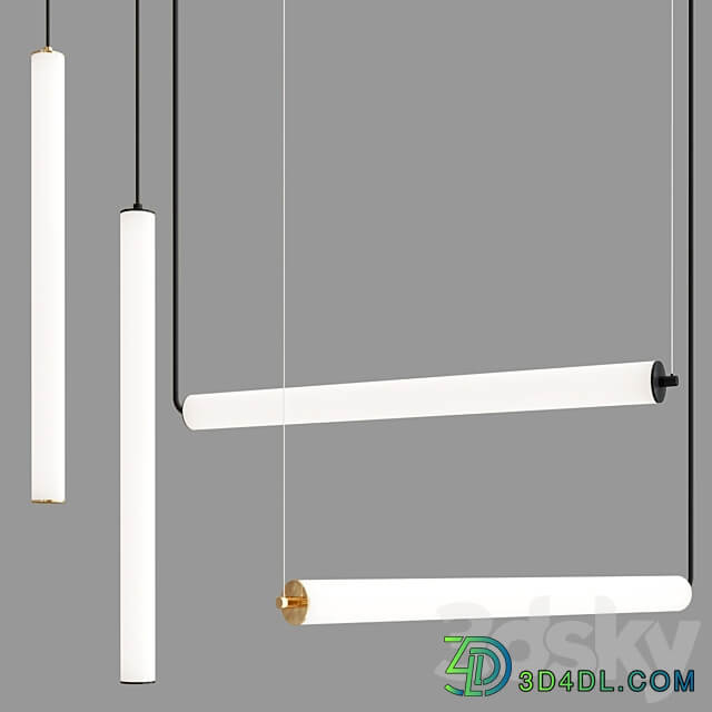 TUBE ARC AROMAS DEL CAMPO Pendant light 3D Models