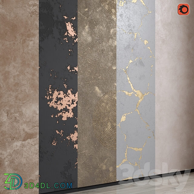 Decorative plaster collection 1 Miscellaneous 3D Models