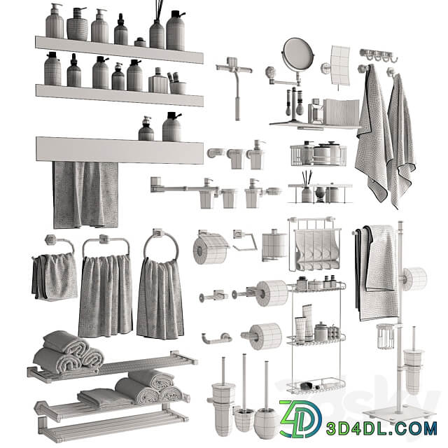 Bathroom accessories Wasserkraft 3D Models