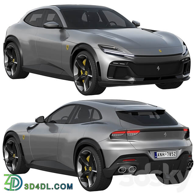 Ferrari Purosangue 3D Models