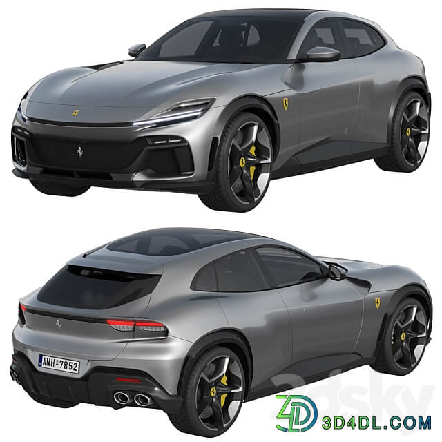 Ferrari Purosangue 3D Models