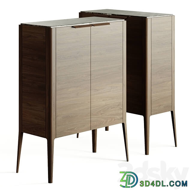 Porada Atlante Chest Of Drawers Sideboard Chest of drawer 3D Models