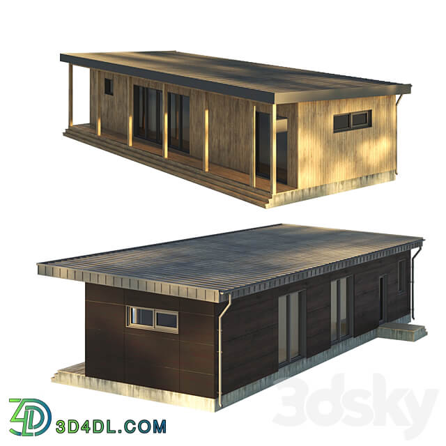 barn house 3D Models