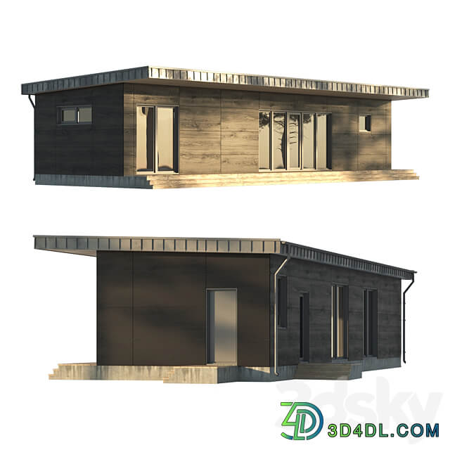 barn house 3D Models