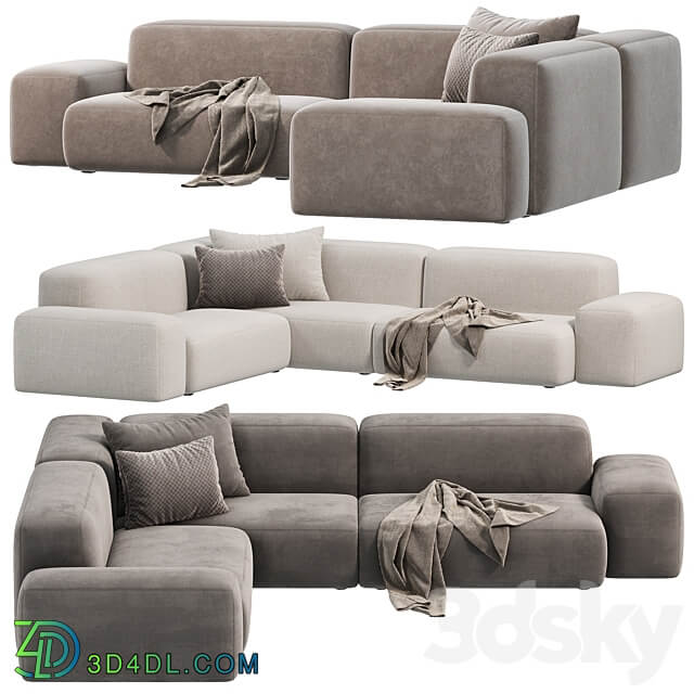 PLUS Sofa by Lapalma sofas 3D Models