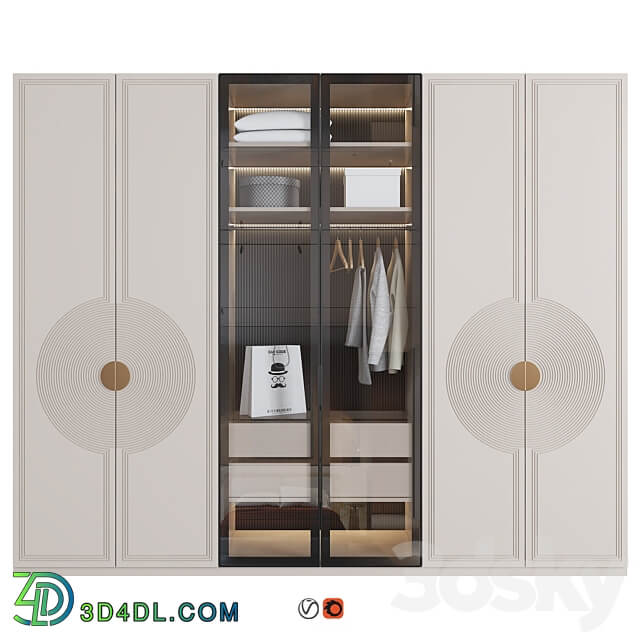 Wardrobe 35 Wardrobe Display cabinets 3D Models