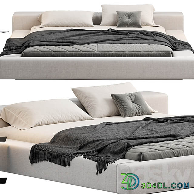 Living Divani Extra Wall Bed Bed 3D Models