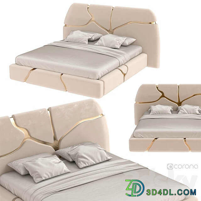 Bed Roberto Cavalli ELGON Bed 3D Models