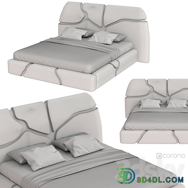 Bed Roberto Cavalli ELGON Bed 3D Models