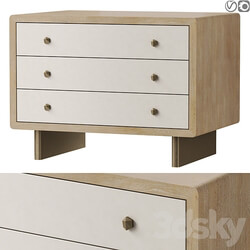 Baker Radius Nightstand Sideboard Chest of drawer 3D Models 