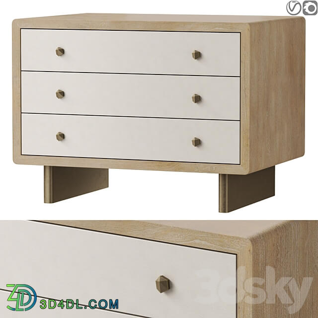 Baker Radius Nightstand Sideboard Chest of drawer 3D Models