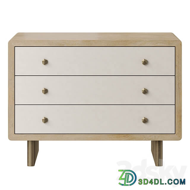 Baker Radius Nightstand Sideboard Chest of drawer 3D Models