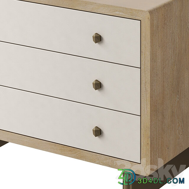 Baker Radius Nightstand Sideboard Chest of drawer 3D Models