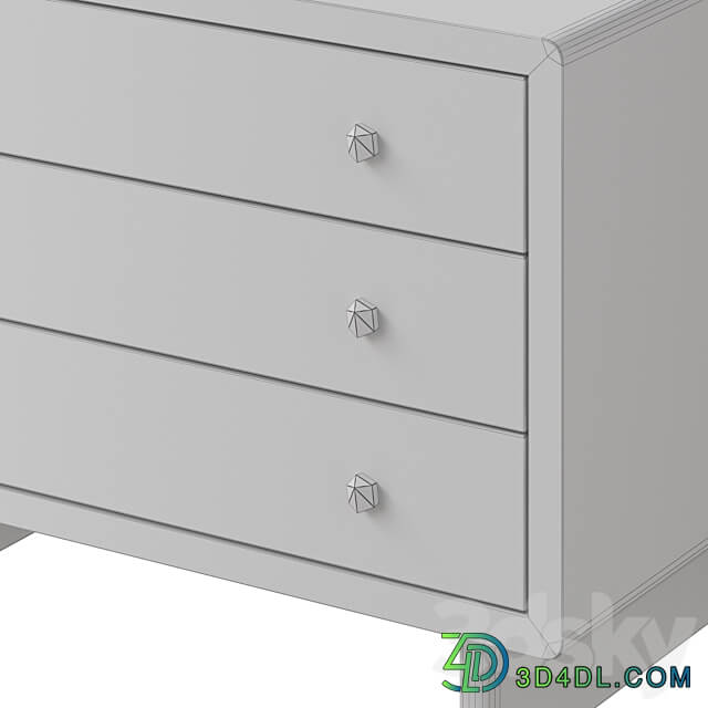 Baker Radius Nightstand Sideboard Chest of drawer 3D Models