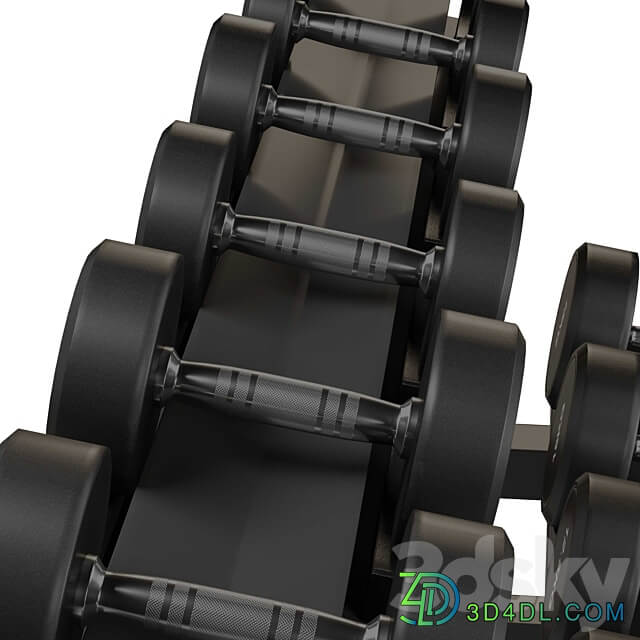 QIFFIY Dumbbell Rack 3D Models