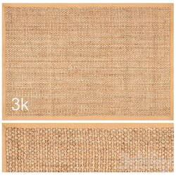 Carpet set 48 Square Braided Jute / 3K 