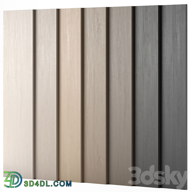 Wood materials Oak 7 colors set 01