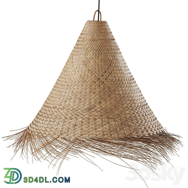 Palm leaf chandelier WESOKO