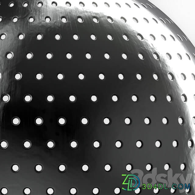 Metal panel Materials 3 perforated Metal panel, Pbr 4k Seamless