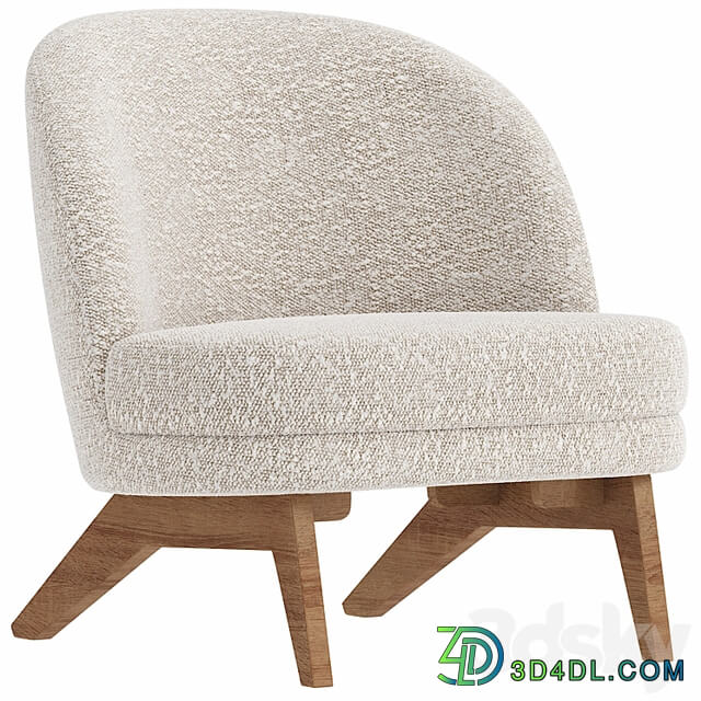 Armchair Pyle Cozy White