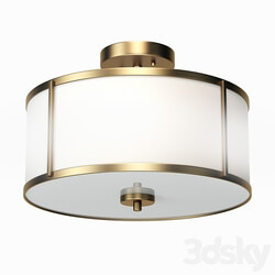 Aaru Fabric Semi Flush Mount MK5 