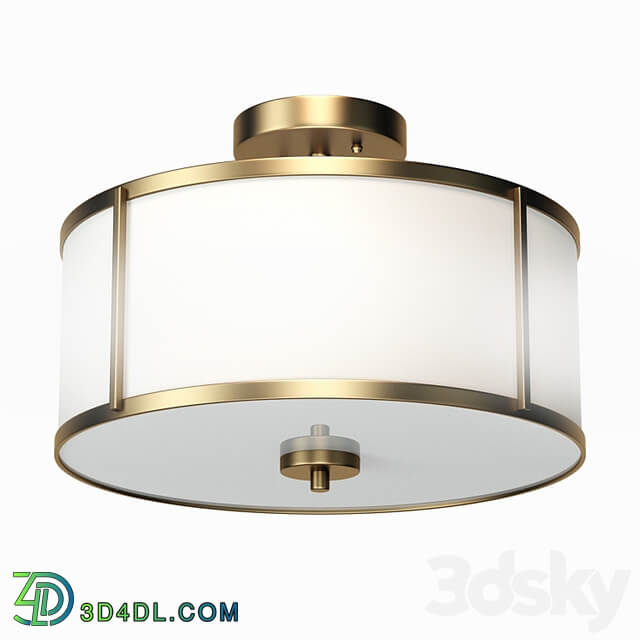 Aaru Fabric Semi Flush Mount MK5