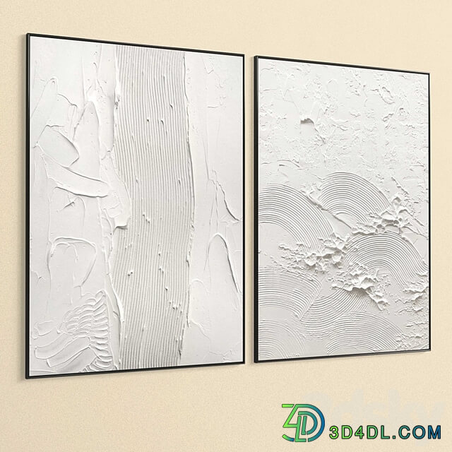 Plaster Two Photo Frames T 361