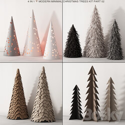 238 happy new year 02 modern christmas trees 02 