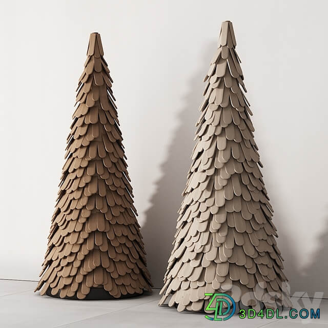 238 happy new year 02 modern christmas trees 02