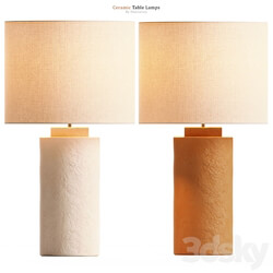 Zara Home Handmade Ceramic Table Lamp 