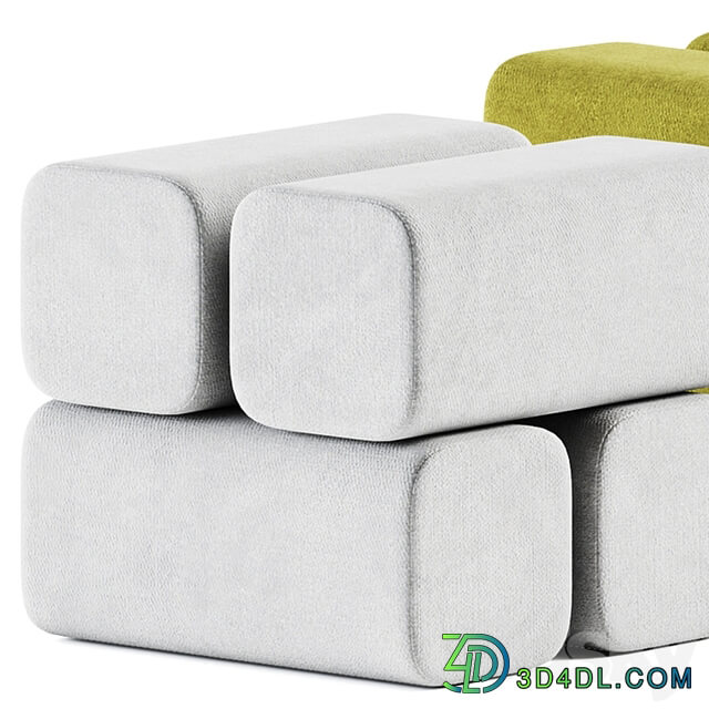 Drova Pouf 4 and 6 by Woo Furniture / Pouf