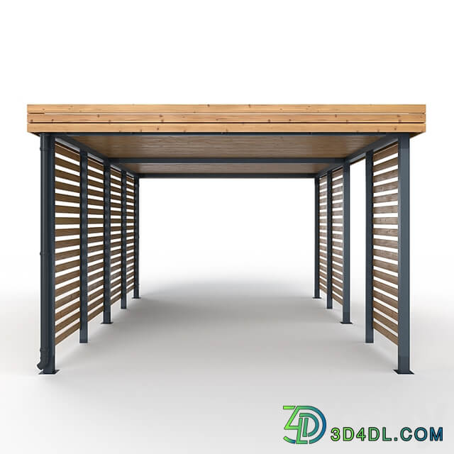 Wooden pergola canopy 4