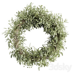 Wreath Set 16 Olive 