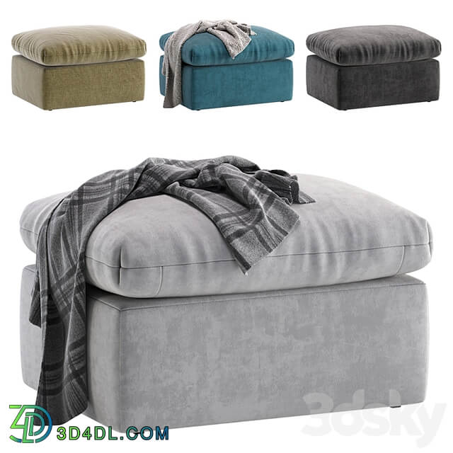 Pouf Parsi Velvet Mint Divan.ru/Пуф Парси Диван.ру