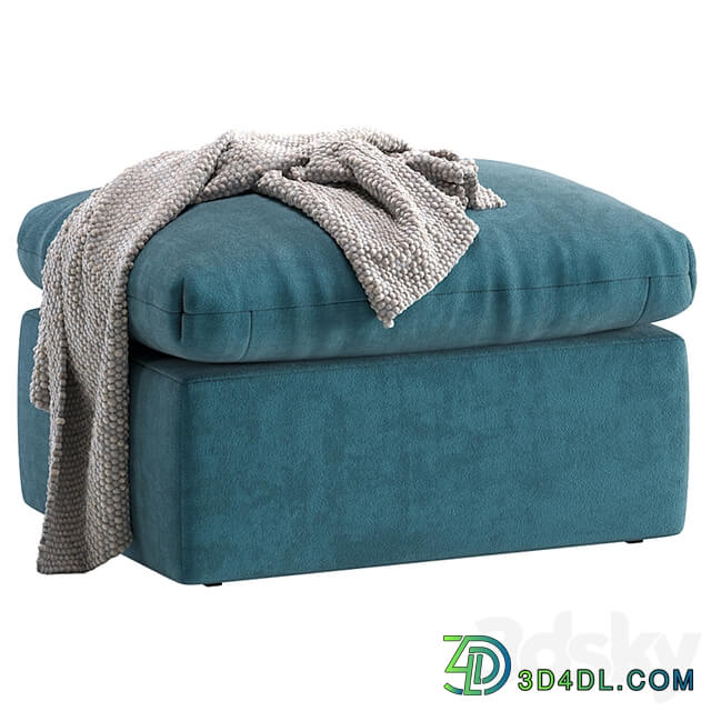 Pouf Parsi Velvet Mint Divan.ru/Пуф Парси Диван.ру