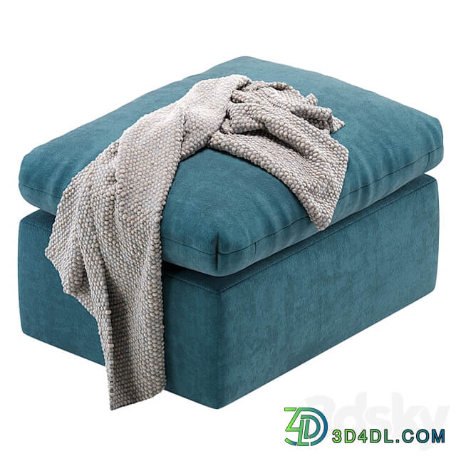 Pouf Parsi Velvet Mint Divan.ru/Пуф Парси Диван.ру