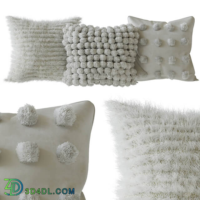 Scandinavian wool pillows