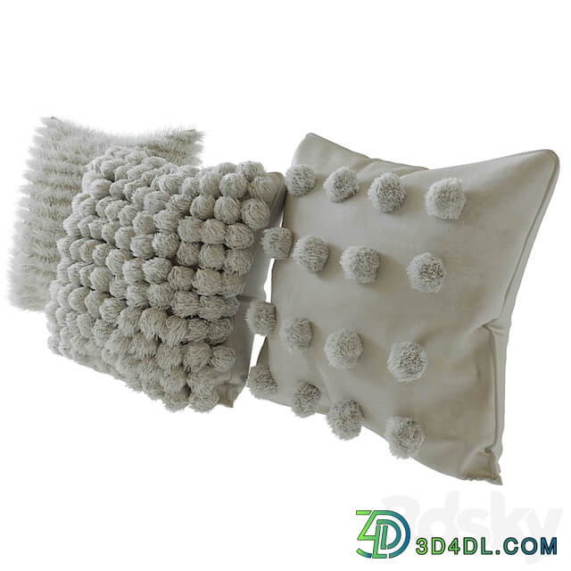 Scandinavian wool pillows