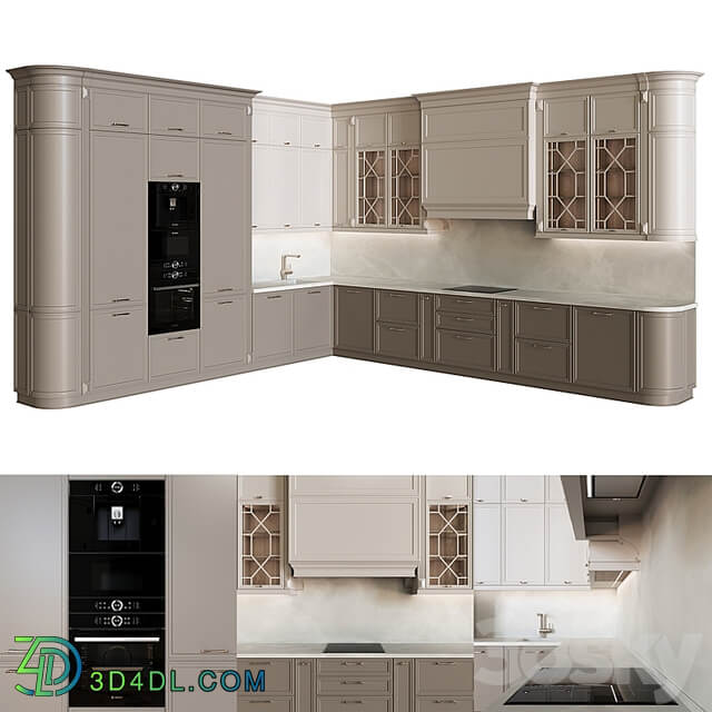 Neoclassical kitchen 24