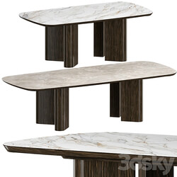 Table Geometric Wood 
