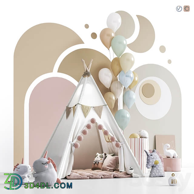 Toys , decor and furniture for nursery 135