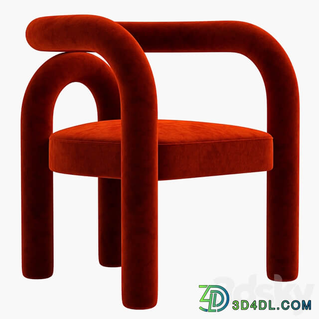 Modern Design Armless Open Back Dining Chairs