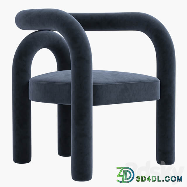 Modern Design Armless Open Back Dining Chairs