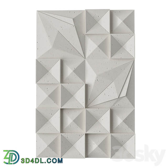 Lava Ash Tile Dimensional Wall Art